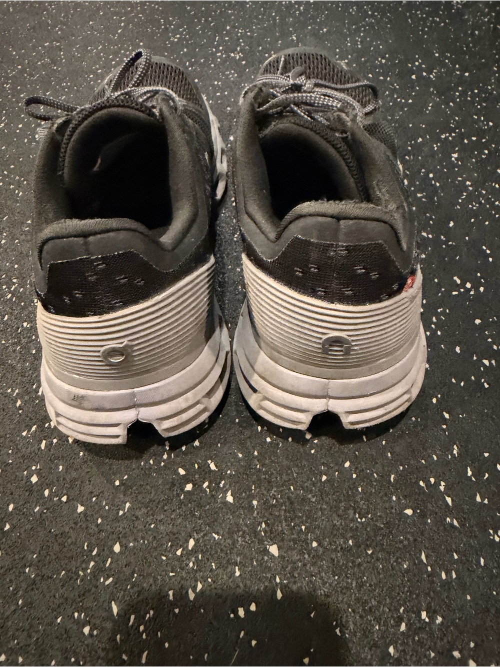 On Running Women's Athletic Shoes in Black and White